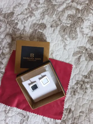 Gemelli Fibo Steel quadrati neri