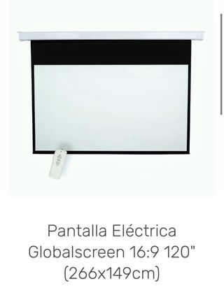 Pantalla Eléctrica Globalscreen 16:9 120