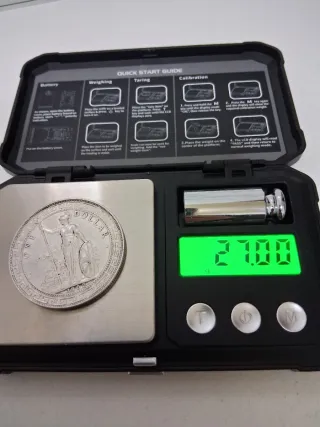 Dolar Plata Inglaterra 1902.