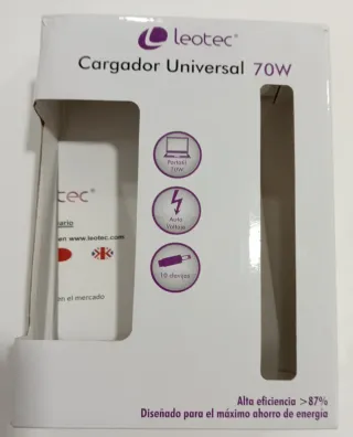 2 Cargadores para portátil Leotec 70W Universal