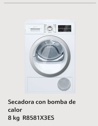 Secadora Bomba Calor 8kg R8581X3ES