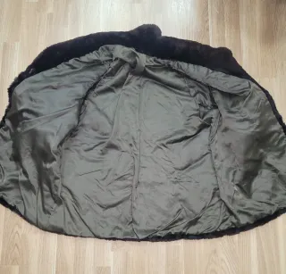 Abrigo Pelo Vintage Natural Talla L