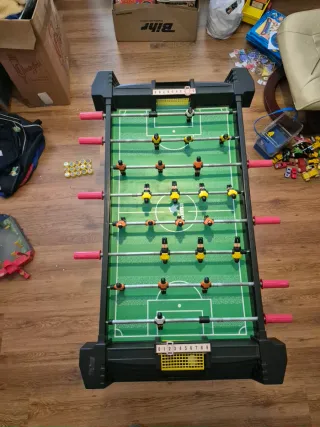 Futbolín infantil plástico y metal