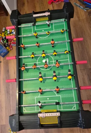 Futbolín infantil plástico y metal