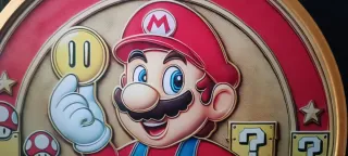 Insegna Luminosa Super Mario 40° Anniversario