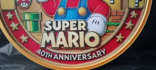 Insegna Luminosa Super Mario 40° Anniversario