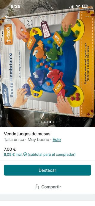 Juego de mesa El Verdugo