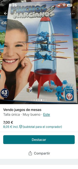Juego de mesa El Verdugo