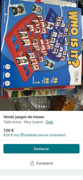 Juego de mesa El Verdugo