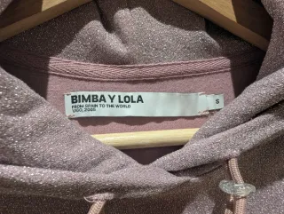 Sudadera Bimba y Lola Rosa Talla S