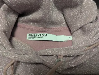 Sudadera Bimba y Lola Rosa Talla S