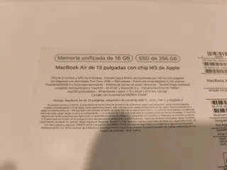 Caja MacBook Air 13 Apple