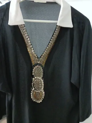 Blusa bicolor Taqueso Talla L