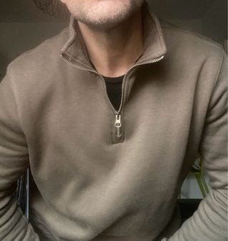 Sudadera zip hombre
