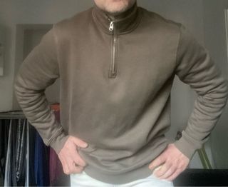 Sudadera zip hombre