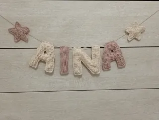 Nombre personalizado crochet