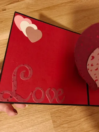 Postal artesanal pop up With Love