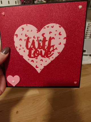 Postal artesanal pop up With Love