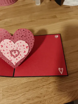 Postal artesanal pop up With Love