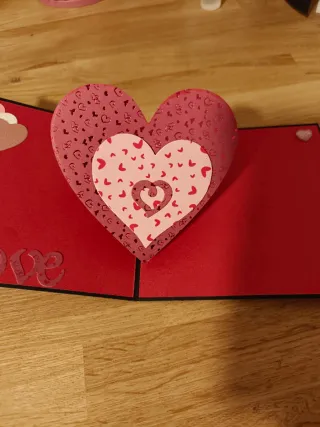 Postal artesanal pop up With Love