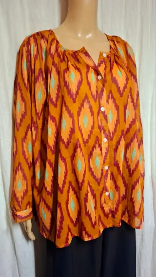 Camicia Zen Ethic fantasia ikat