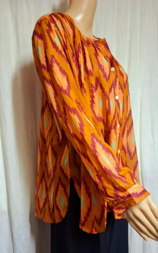 Camicia Zen Ethic fantasia ikat