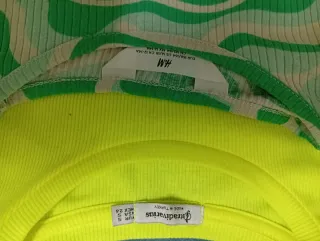 3 Tops Canalé Talla S. Precio las 3. Lote