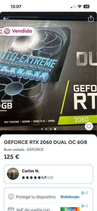 RTX 2060 6GB EVO ASUS
