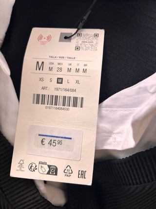 Vestido Zara Negro Talla M