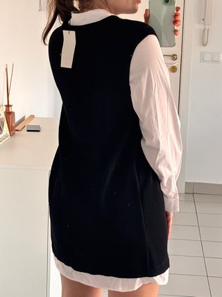 Vestido Zara Negro Talla M