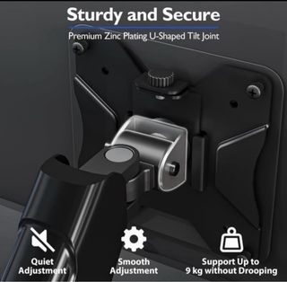 BONTEC Supporto Doppio Monitor 13-32 Pollici Nero