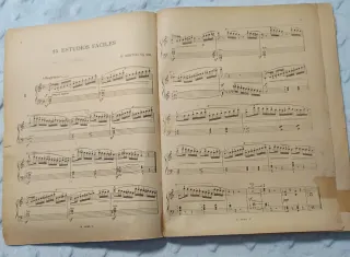 Bertini Estudios Op. 100 Partitura Piano Antígua