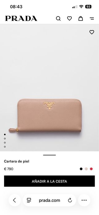 Cartera Prada Grande- piel Saffiano