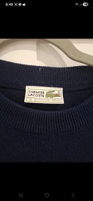Jersey Lacoste azul marino