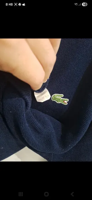 Jersey Lacoste azul marino