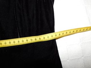 Mono largo terciopelo negro