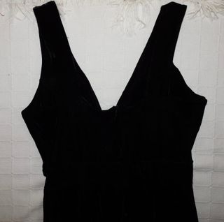 Mono largo terciopelo negro