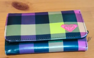 Cartera Roxy Cuadros Multicolor