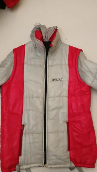 Giacca vintage Marilancia grigia e rossa