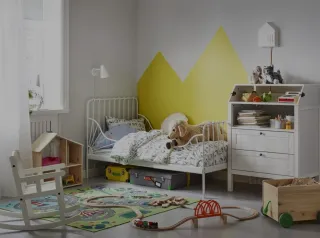 Cama extensible infantil amarilla