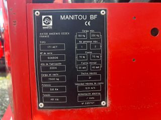 Plataforma Elevadora Manitou 171 AET