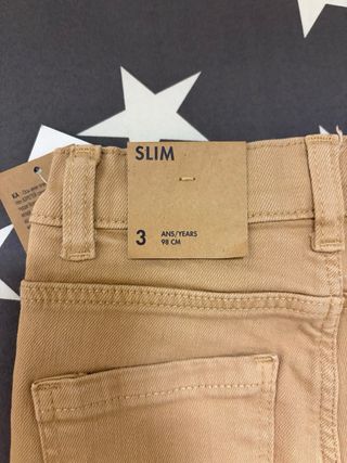 Pantalón slim niño Kiabi 3 años NUEVO