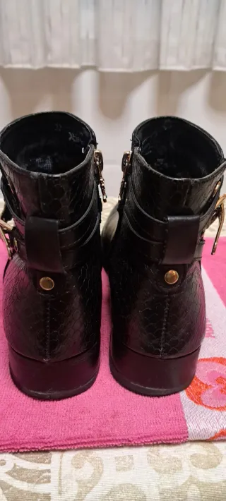 Botines Xti Negros Mujer