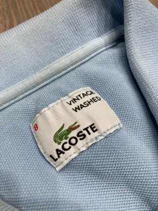 Polo Lacoste Uomo Tg M Blu