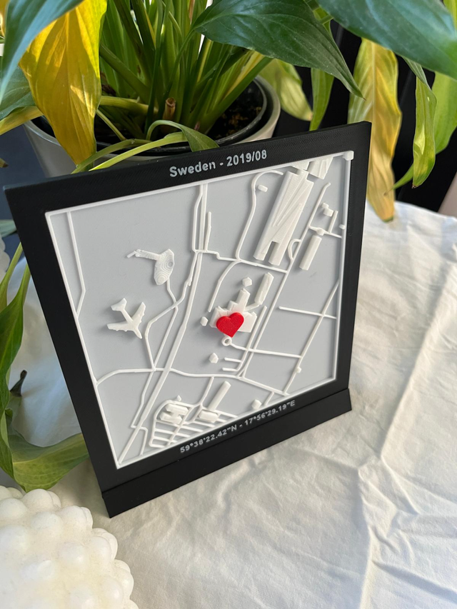 Regalo San Valentin El Mapa de Tu Historia de Amor