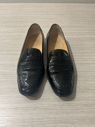 Scarpe vernice nere 38.5 usate