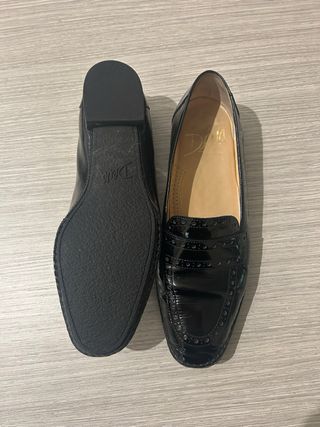 Scarpe vernice nere 38.5 usate