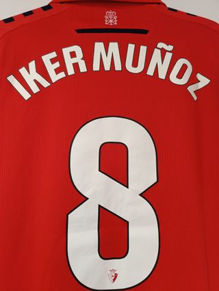 Camiseta matchworn Atlético Osasuna Iker Muñoz