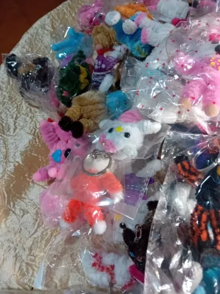 Lote muñecos hechos a mano para mercadillos