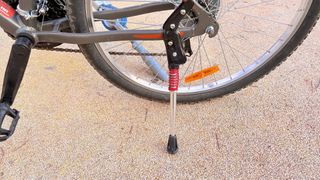 Bicicleta Rockrider Gris y Naranja